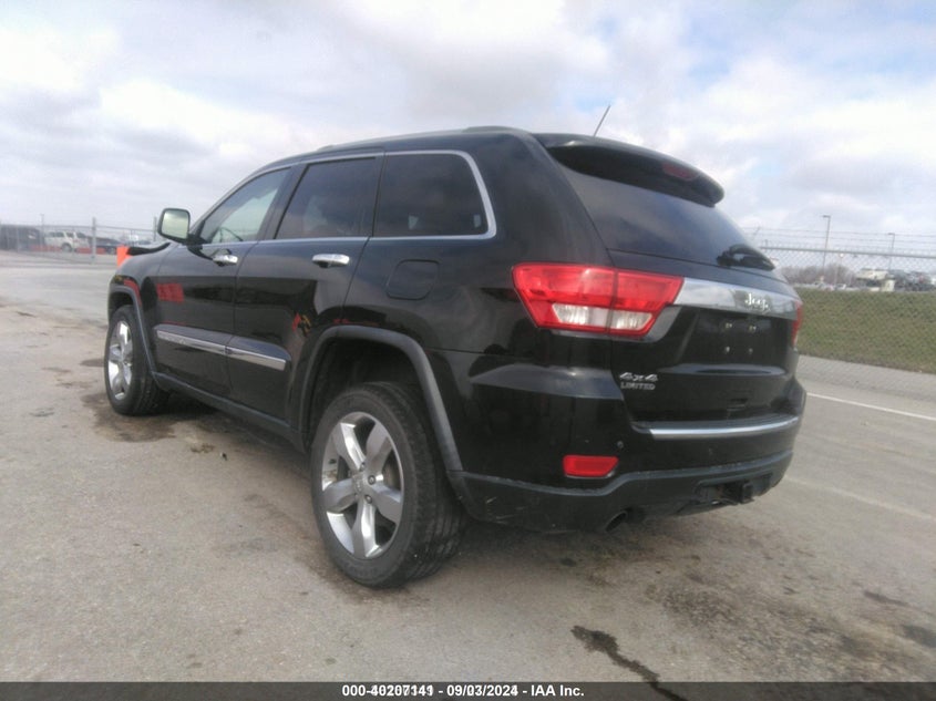 Vin: 1j4rr5gtxbc600689, lot: 40695251, jeep grand cherokee limited 20113