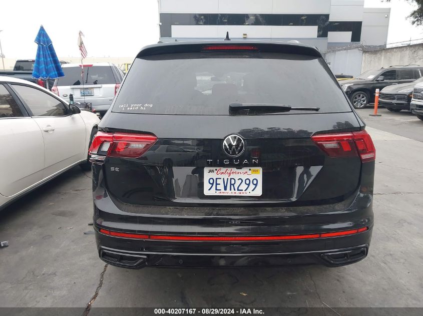 2023 Volkswagen Tiguan 2.0T Se R-Line Black VIN: 3VVCB7AX3PM015399 Lot: 40207167