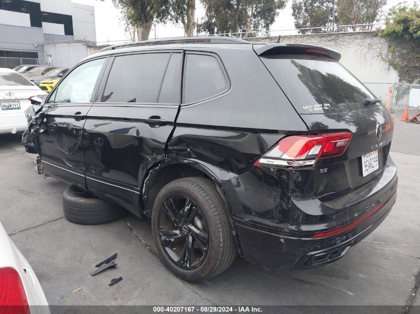 2023 Volkswagen Tiguan 2.0T Se R-Line Black VIN: 3VVCB7AX3PM015399 Lot: 40207167