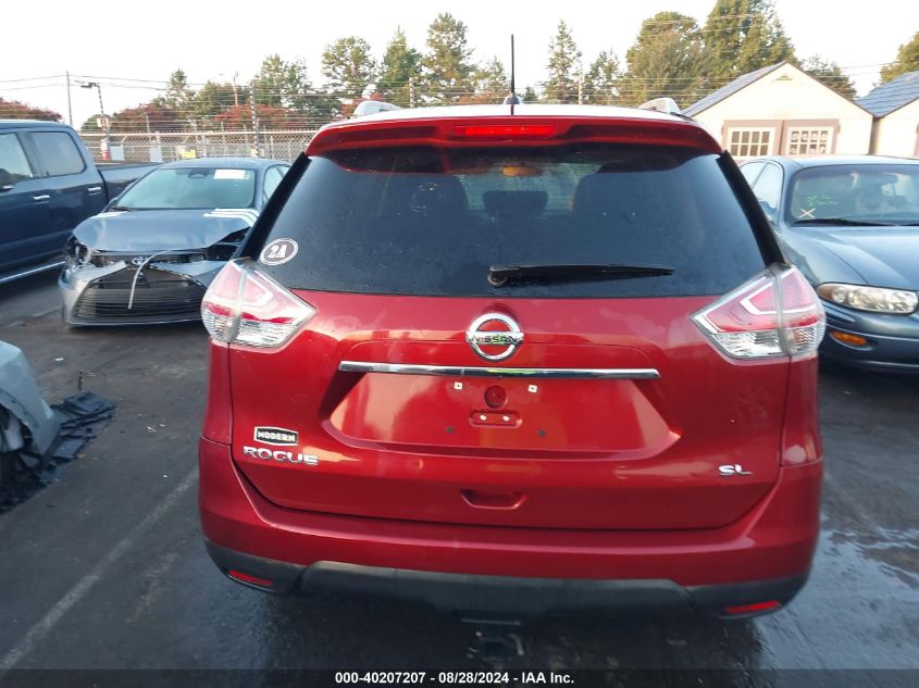 2015 Nissan Rogue Sl VIN: 5N1AT2MT4FC924326 Lot: 40207207