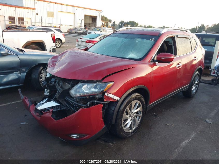 5N1AT2MT4FC924326 2015 NISSAN ROGUE - Image 2