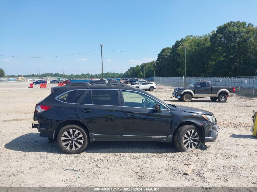 2016 Subaru Outback 2.5I Limited VIN: 4S4BSAJCXG3283674 Lot: 40207217