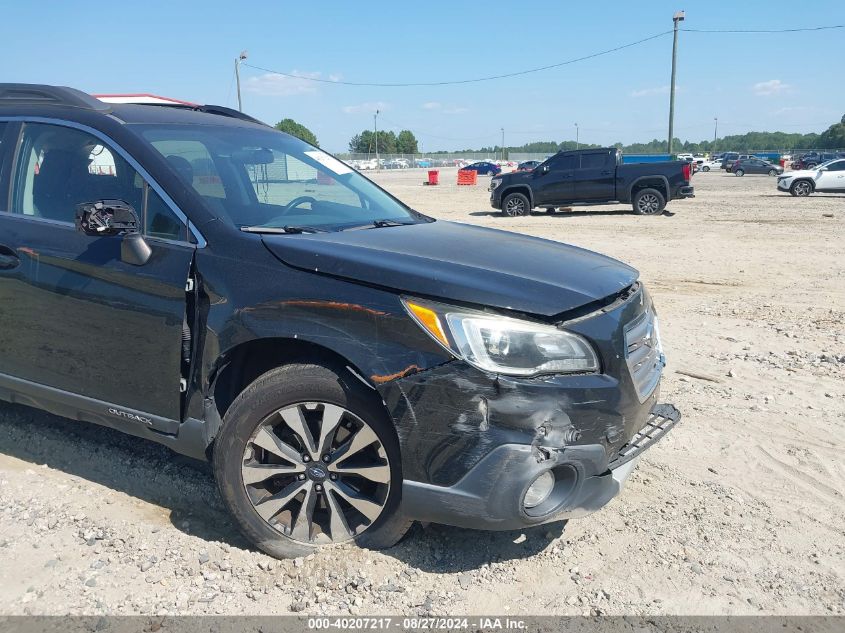 2016 Subaru Outback 2.5I Limited VIN: 4S4BSAJCXG3283674 Lot: 40207217