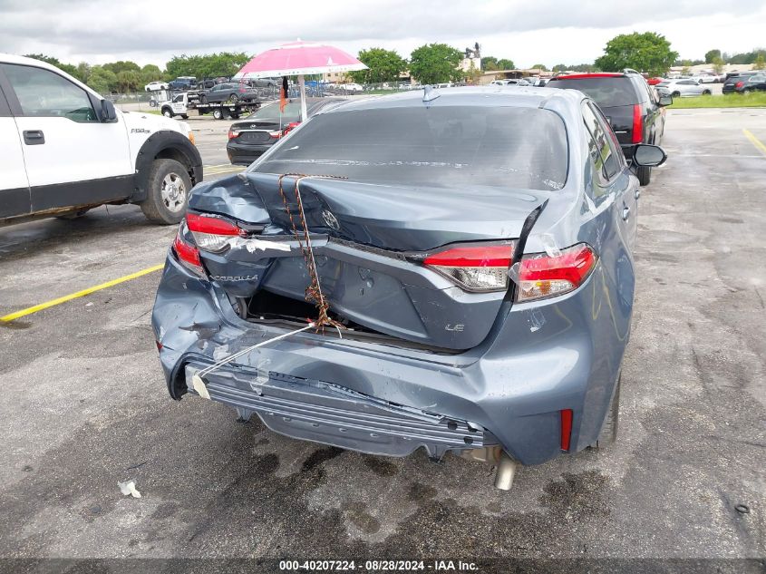 2020 Toyota Corolla Le VIN: 5YFEPRAE1LP096683 Lot: 40207224