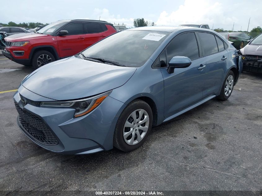 2020 Toyota Corolla Le VIN: 5YFEPRAE1LP096683 Lot: 40207224