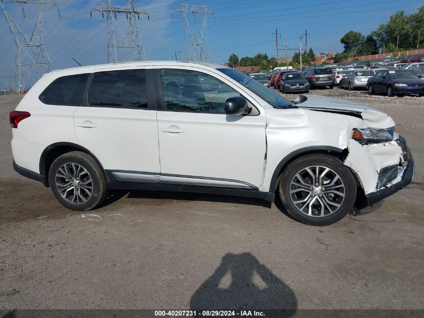 2016 Mitsubishi Outlander Es VIN: JA4AZ3A35GZ015081 Lot: 40207231