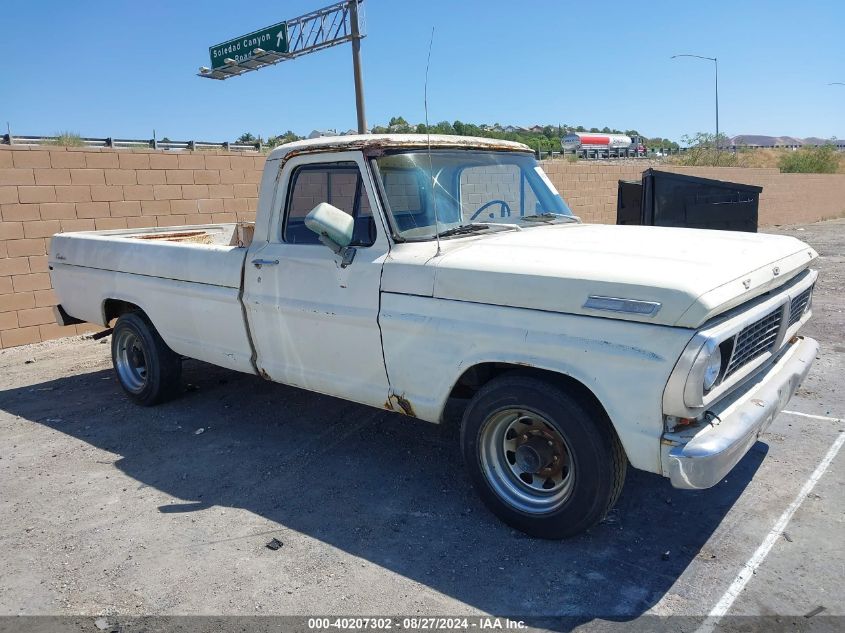 1970 Ford F250 VIN: F25YRH30398 Lot: 40207302