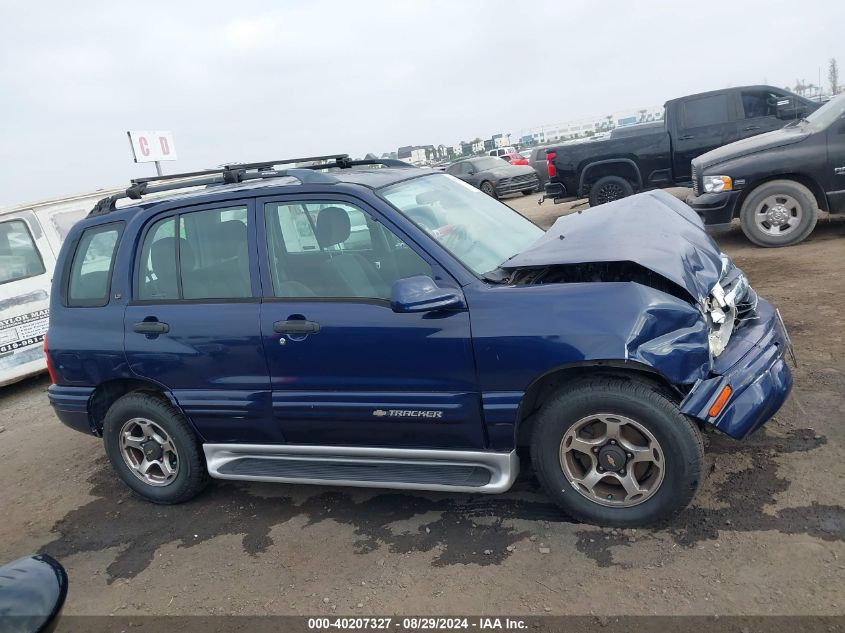 2001 Chevrolet Tracker Hard Top Lt VIN: 2CNBE634716928310 Lot: 40207327