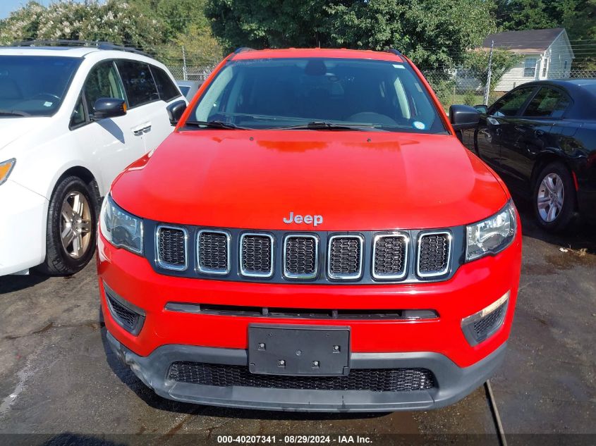 2018 Jeep Compass Sport Fwd VIN: 3C4NJCAB0JT214981 Lot: 40207341