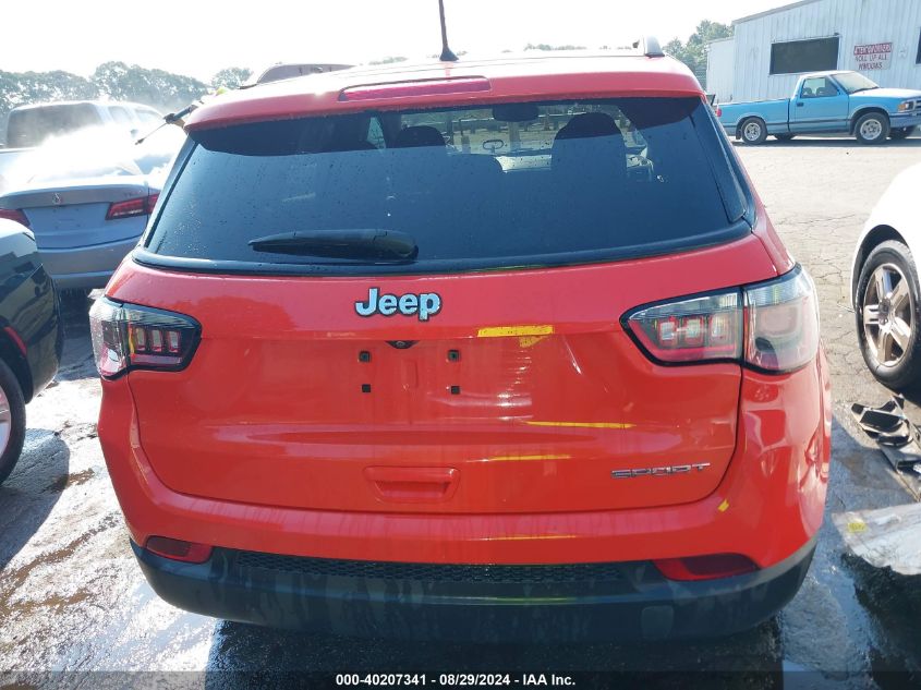 2018 Jeep Compass Sport Fwd VIN: 3C4NJCAB0JT214981 Lot: 40207341