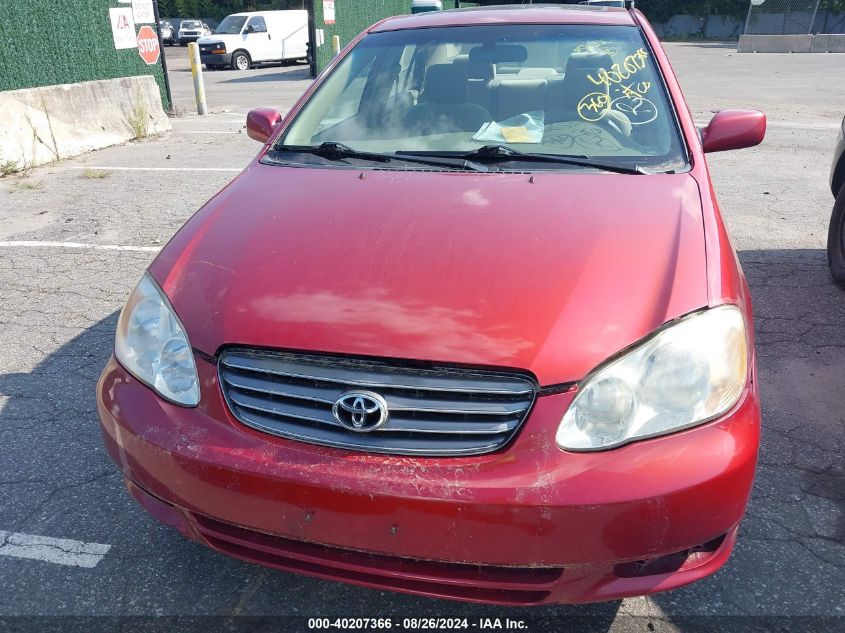 2004 Toyota Corolla Le VIN: 2T1BR32E84C182731 Lot: 40207366