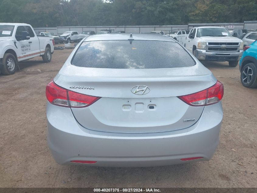 2013 Hyundai Elantra Limited VIN: 5NPDH4AE5DH347277 Lot: 40207375