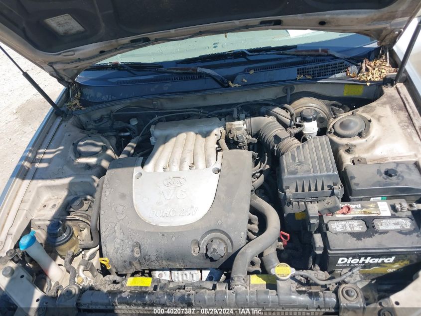 2004 Kia Optima Ex V6/Lx V6 VIN: KNAGD128245367256 Lot: 40207387