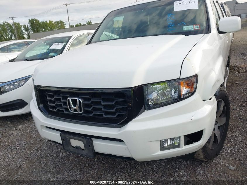 2014 Honda Ridgeline Se VIN: 5FPYK1F64EB013252 Lot: 40207394