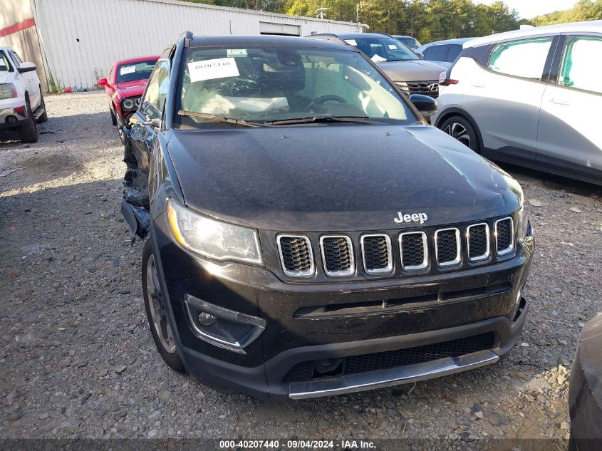 2021 Jeep Compass Limited 4X4 VIN: 3C4NJDCB6MT603664 Lot: 40207440