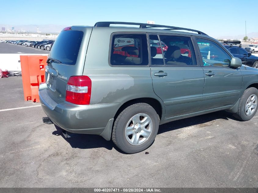 2004 Toyota Highlander VIN: JTEGD21A640089676 Lot: 40207471