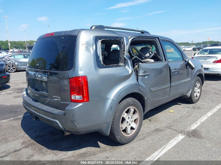 2009 Honda Pilot Touring VIN: 5FNYF48829B031431 Lot: 40207478