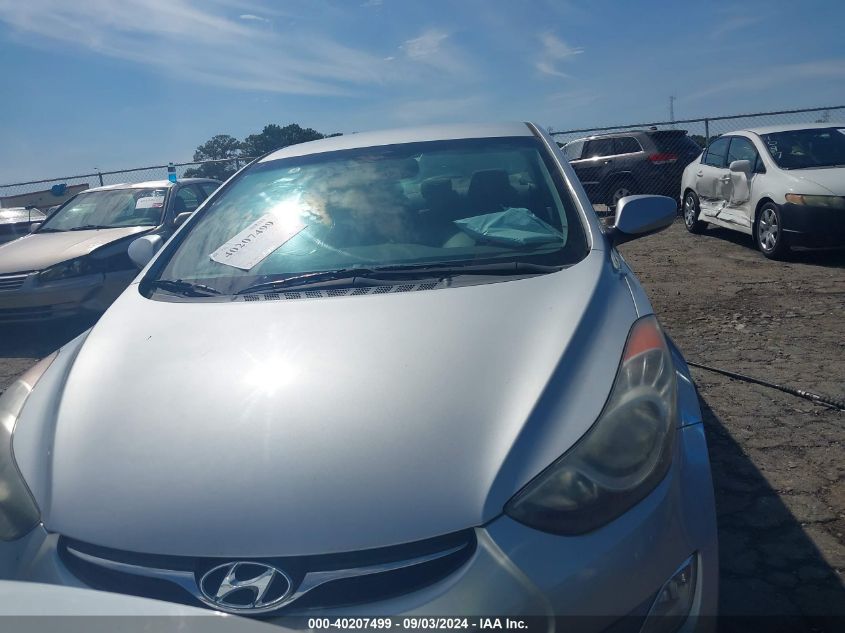 2013 Hyundai Elantra Gls VIN: KMHDH4AE0DU597608 Lot: 40207499