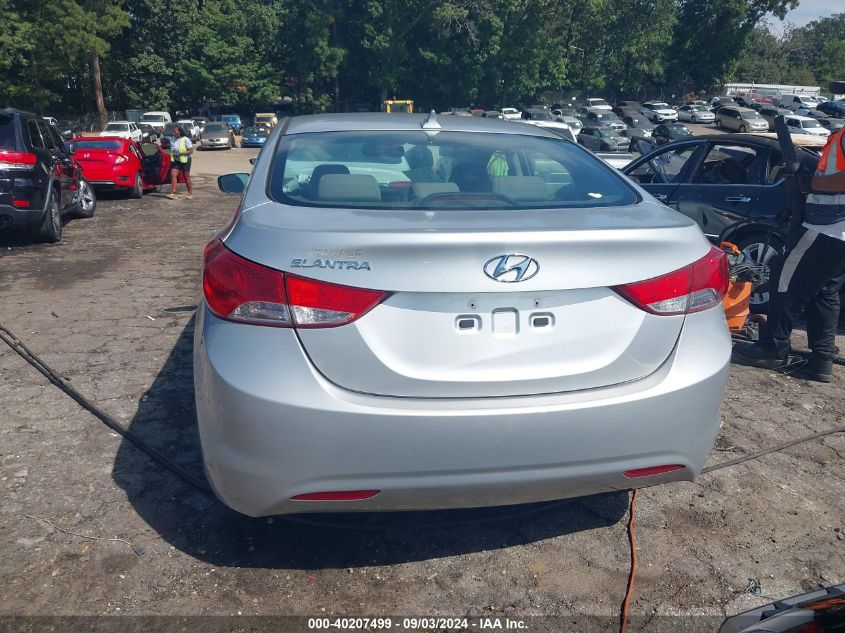 2013 Hyundai Elantra Gls VIN: KMHDH4AE0DU597608 Lot: 40207499