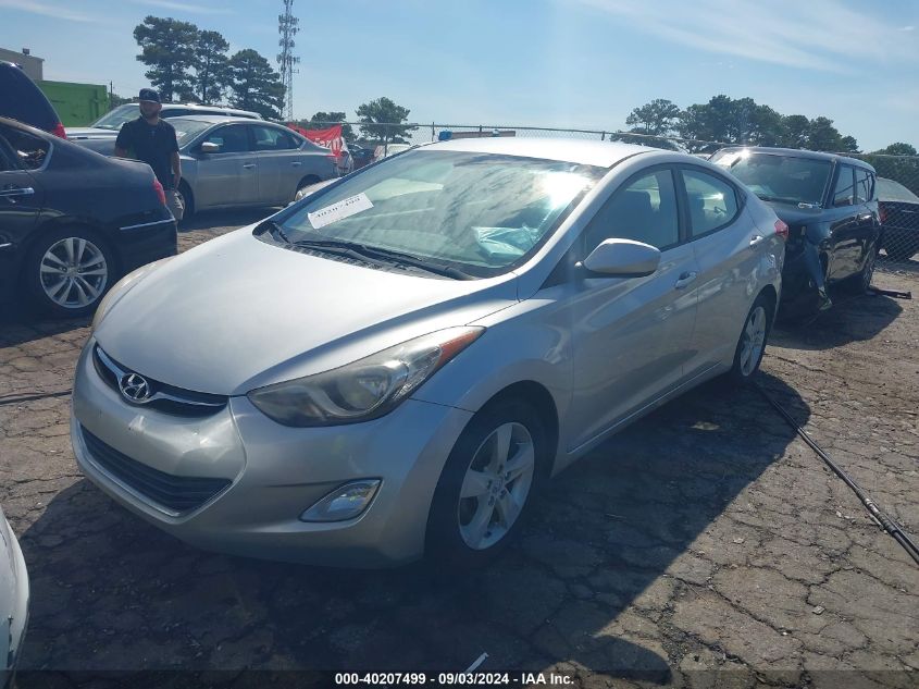 2013 Hyundai Elantra Gls VIN: KMHDH4AE0DU597608 Lot: 40207499