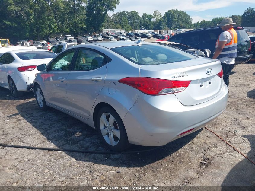 2013 Hyundai Elantra Gls VIN: KMHDH4AE0DU597608 Lot: 40207499