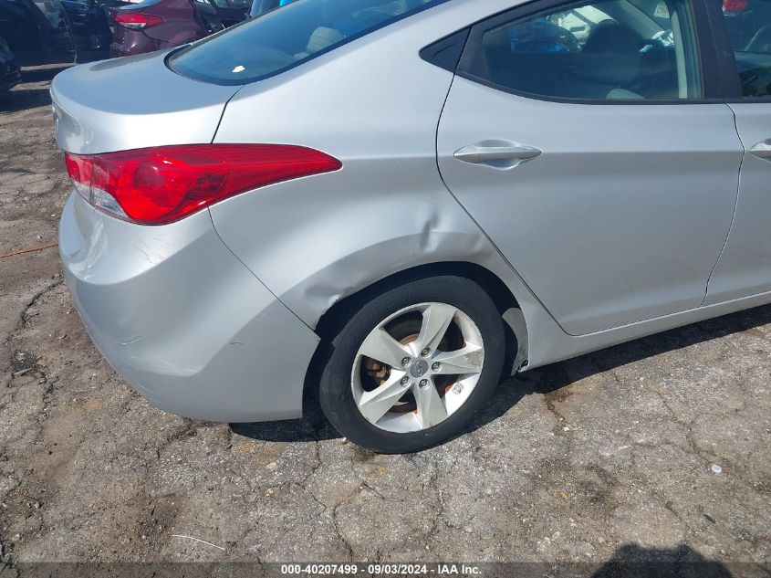 2013 Hyundai Elantra Gls VIN: KMHDH4AE0DU597608 Lot: 40207499