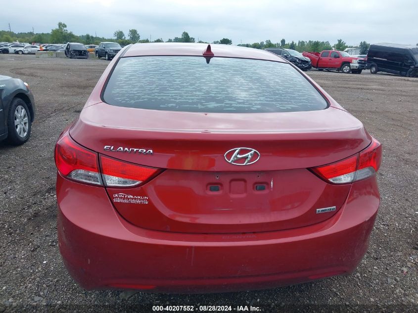 2013 Hyundai Elantra Limited VIN: KMHDH4AE3DU711701 Lot: 40207552