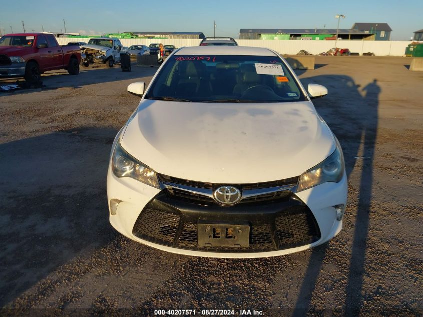 2015 Toyota Camry Se VIN: 4T1BF1FKXFU011221 Lot: 40207571