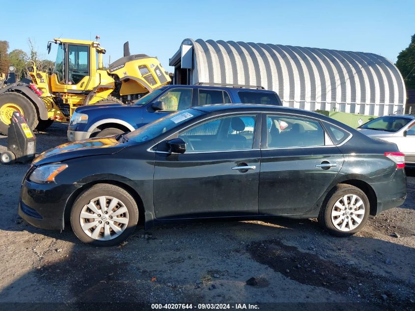 2014 Nissan Sentra S VIN: 3N1AB7AP1EY326134 Lot: 40207644