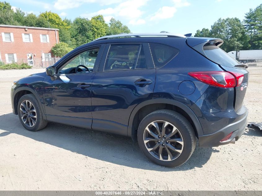 2016 Mazda Cx-5 Grand Touring VIN: JM3KE4DY9G0890808 Lot: 40207646