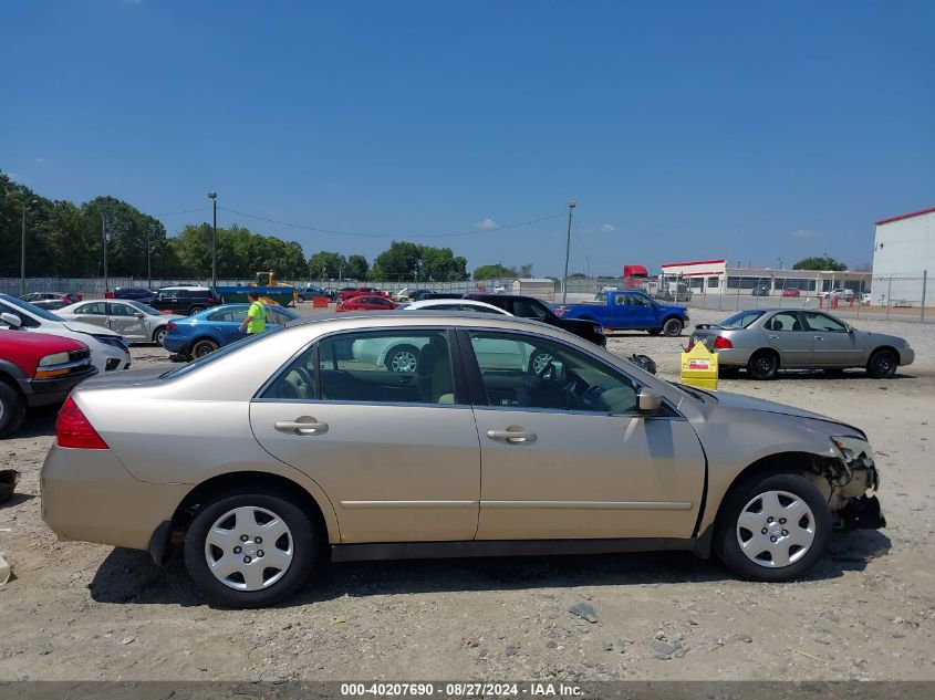 2007 Honda Accord 2.4 Lx VIN: 1HGCM56477A147592 Lot: 40207690