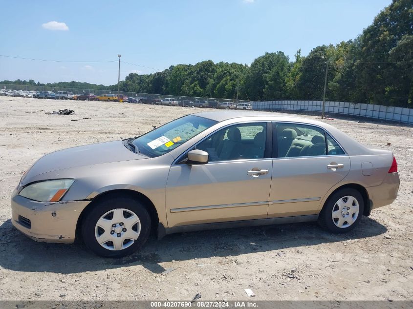 2007 Honda Accord 2.4 Lx VIN: 1HGCM56477A147592 Lot: 40207690