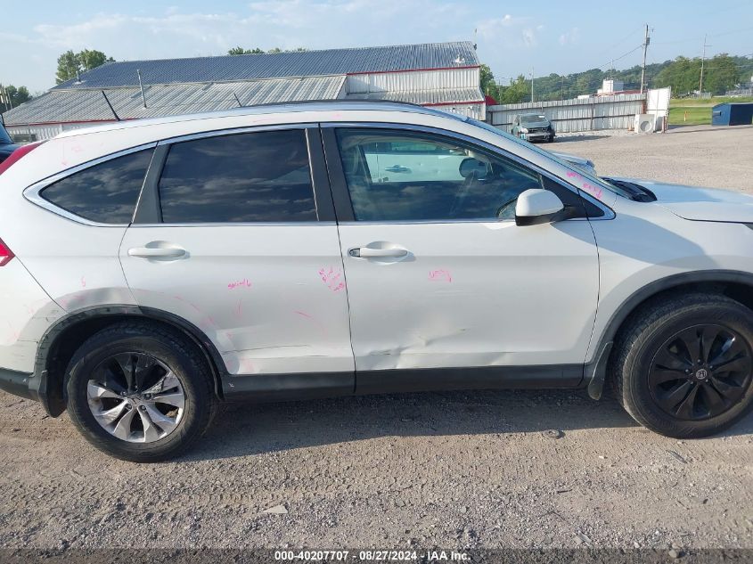 2014 Honda Cr-V Ex-L VIN: 5J6RM4H71EL037076 Lot: 40207707