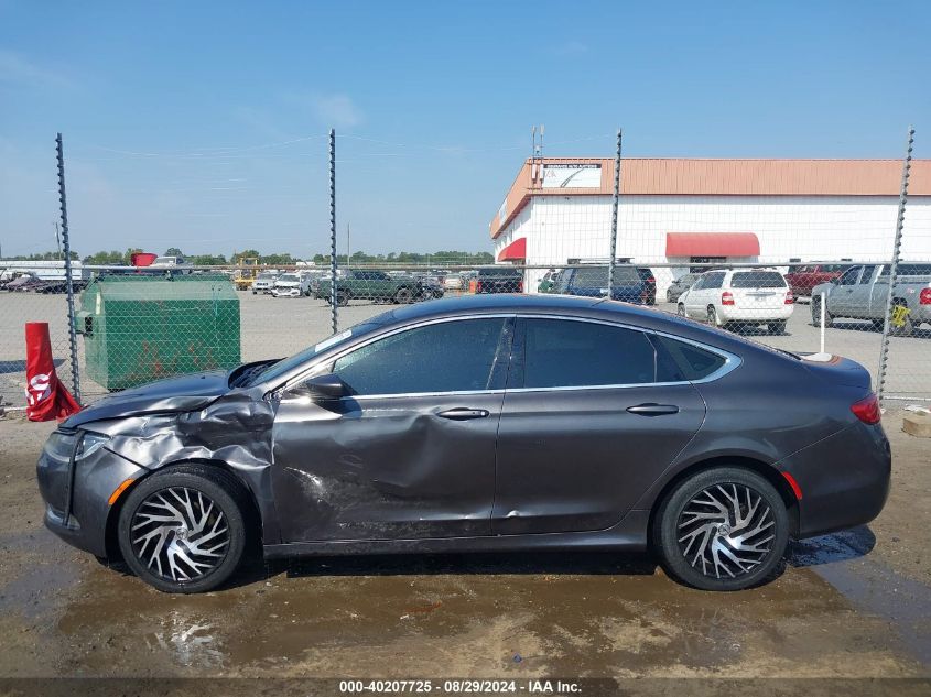 2015 Chrysler 200 Limited VIN: 1C3CCCAB1FN597438 Lot: 40207725