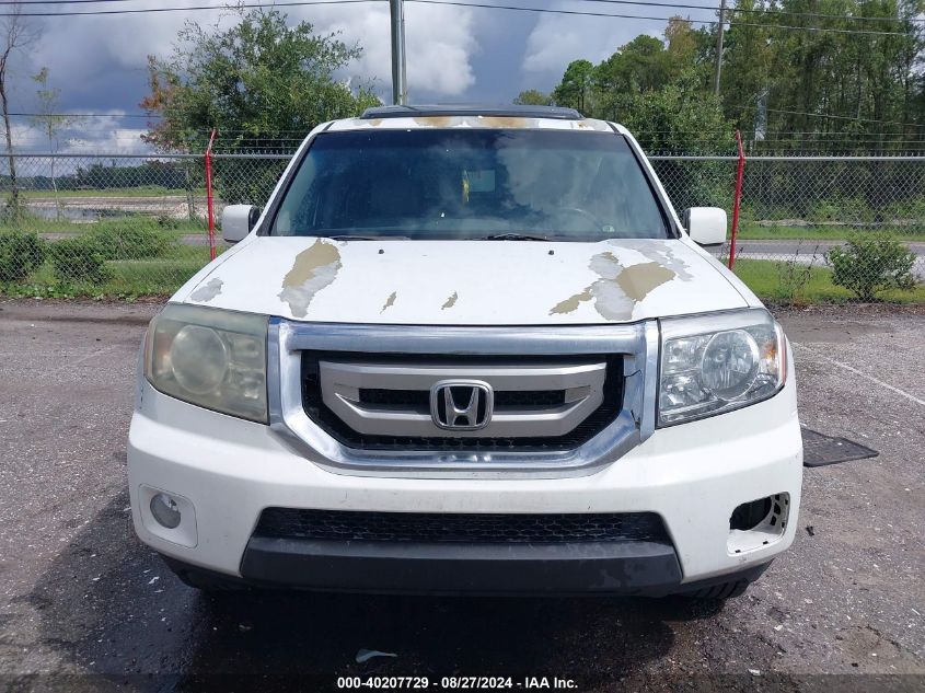 2011 Honda Pilot Ex-L VIN: 5FNYF3H54BB016550 Lot: 40207729