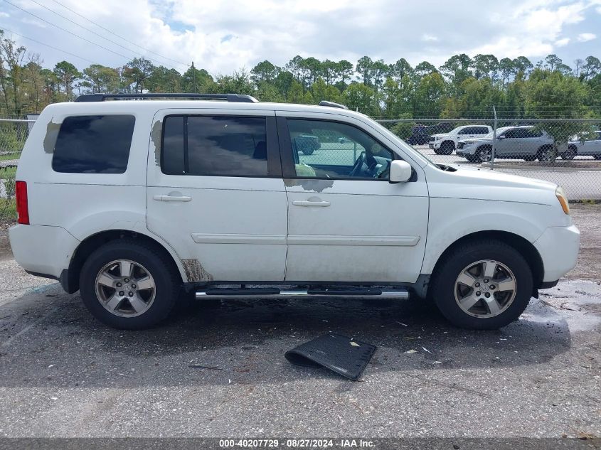 2011 Honda Pilot Ex-L VIN: 5FNYF3H54BB016550 Lot: 40207729