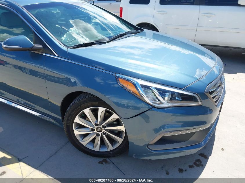 2017 Hyundai Sonata Sport VIN: 5NPE34AF6HH550633 Lot: 40207760