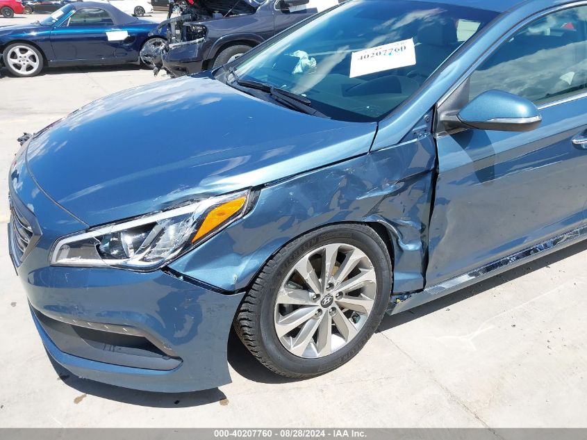 2017 Hyundai Sonata Sport VIN: 5NPE34AF6HH550633 Lot: 40207760