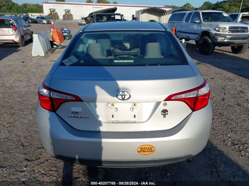 2015 Toyota Corolla L VIN: 2T1BURHE3FC281470 Lot: 40207788