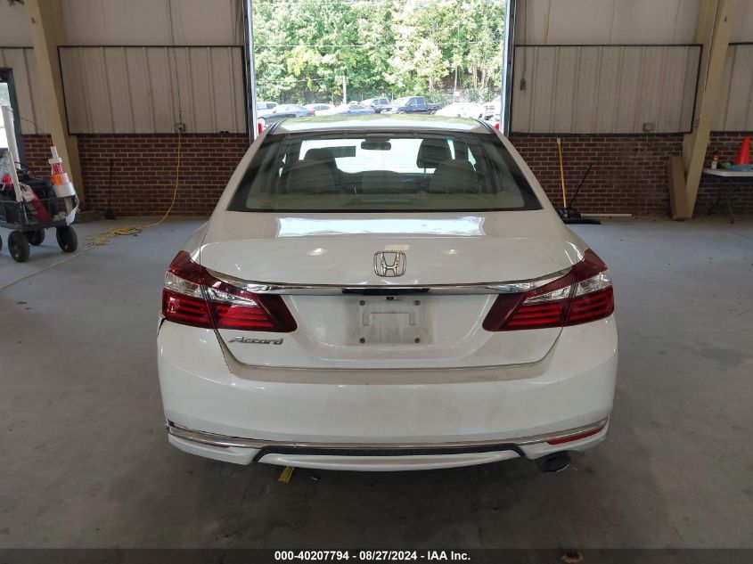 2016 Honda Accord Lx VIN: 1HGCR2F31GA139284 Lot: 40207794