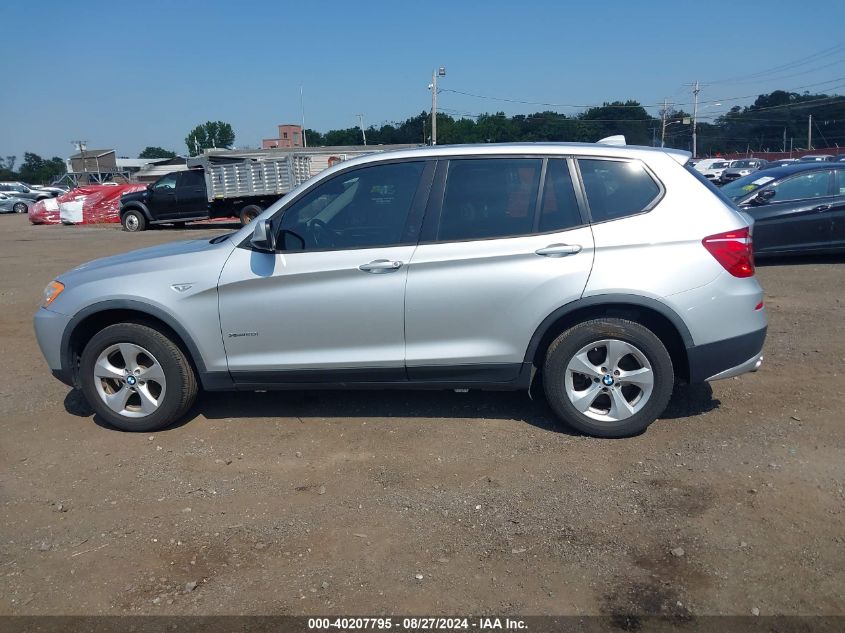 2011 BMW X3 xDrive28I VIN: 5UXWX5C5XBL703647 Lot: 40207795