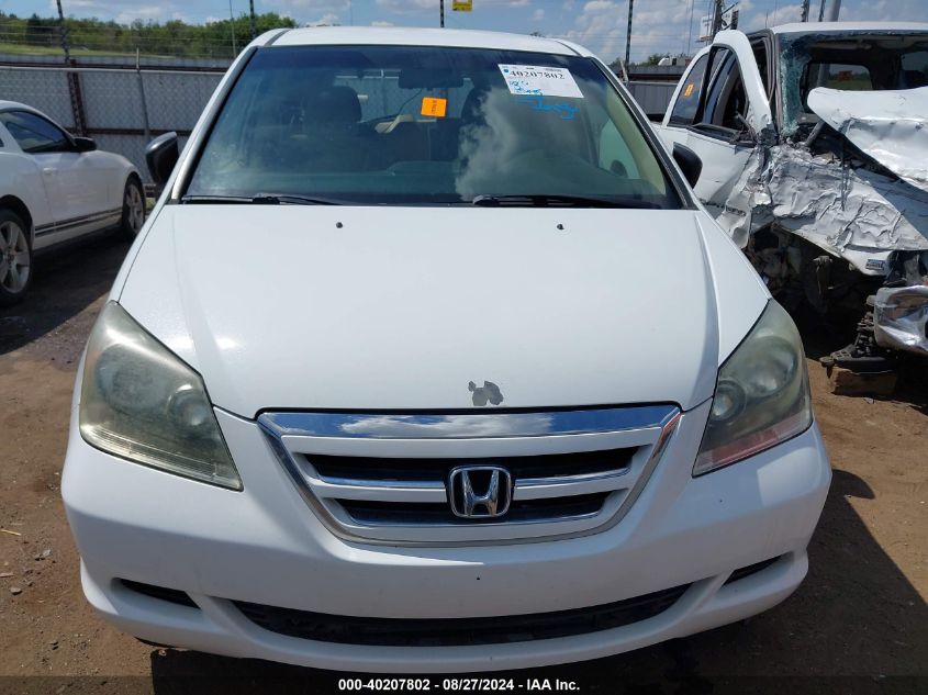 2007 Honda Odyssey Lx VIN: 5FNRL382X7B044251 Lot: 40207802