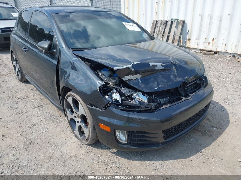 2012 Volkswagen Gti 2-Door VIN: WVWED7AJ4CW203159 Lot: 40207824