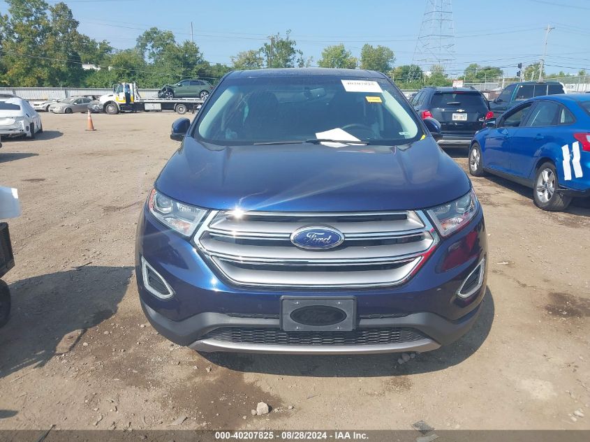 2016 Ford Edge Sel VIN: 2FMPK4J92GBC57971 Lot: 40207825