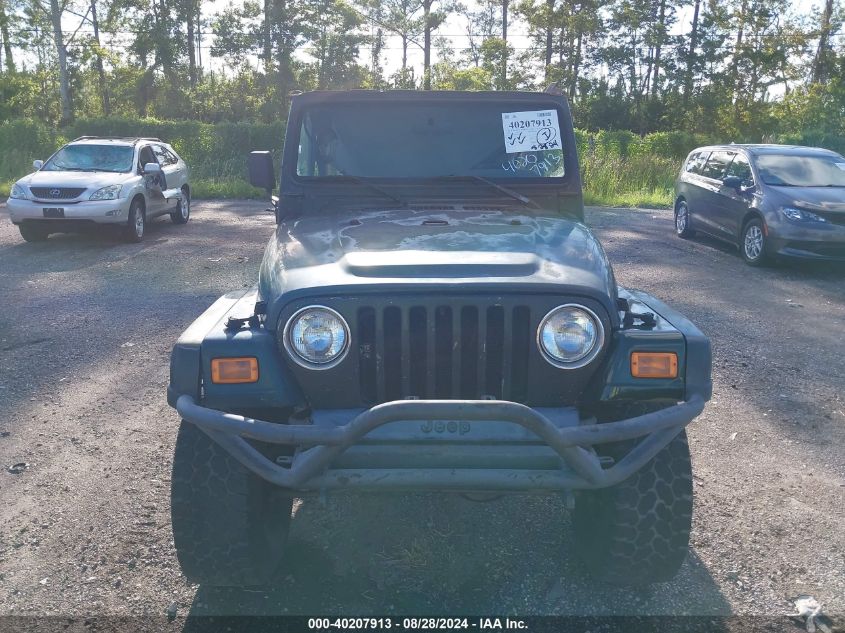 1997 Jeep Wrangler Sahara VIN: 1J4FY49S6VP542873 Lot: 40207913