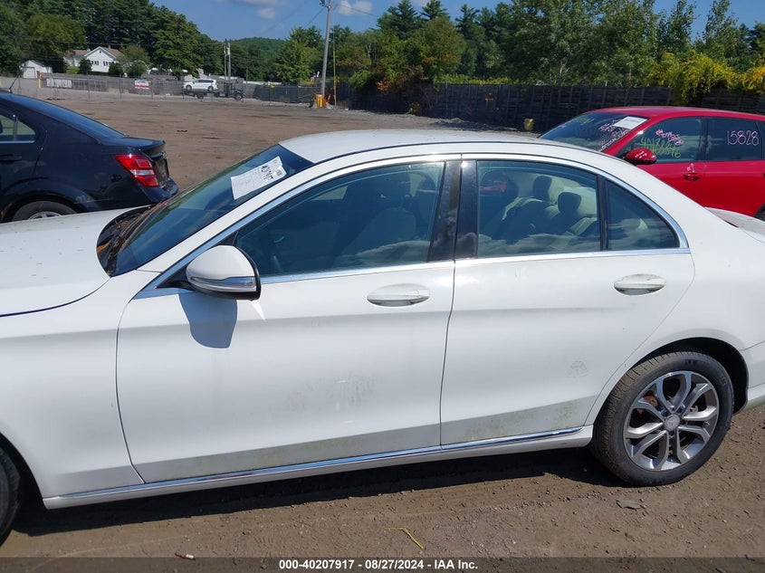 2015 Mercedes-Benz C 300 4Matic/Luxury 4Matic/Sport 4Matic VIN: 55SWF4KB1FU072462 Lot: 40207917