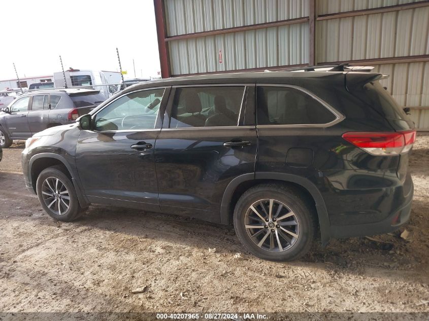 2017 Toyota Highlander Xle VIN: 5TDJZRFH8HS383027 Lot: 40207965