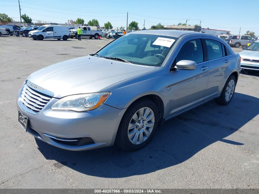 2014 Chrysler 200 Lx VIN: 1C3CCBAB1EN213487 Lot: 40207966