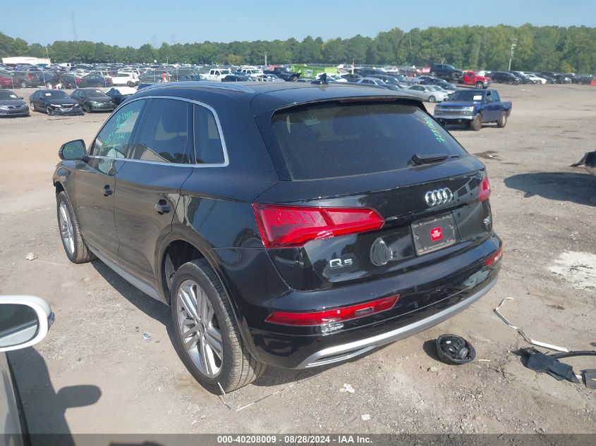 2018 Audi Q5 2.0T Premium/2.0T Tech Premium VIN: WA1CNAFYXJ2137531 Lot: 40208009