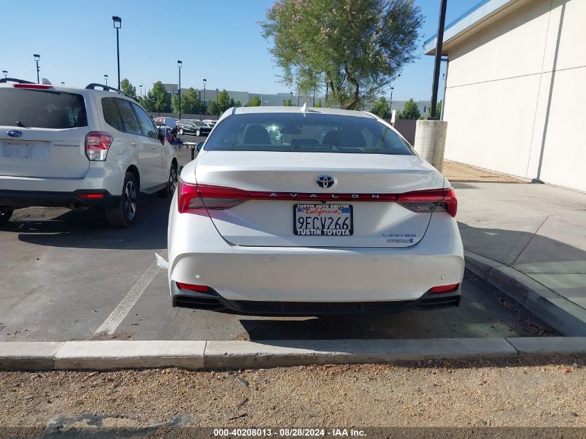 2019 Toyota Avalon Hybrid Limited VIN: 4T1B21FB3KU006917 Lot: 40208013